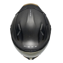 Casco Nexx Wst3 Carbon Zero Pro Negro Visor Iridium Dorado 3