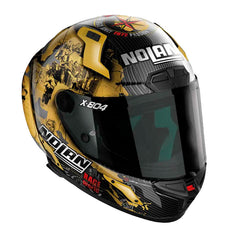Casco Nolan X-804 Ultra Carbon Checa Dorado 4