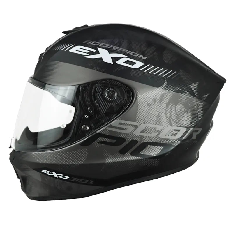 Casco Scorpion Exo-391 Ava Negro Silver