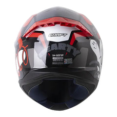 Casco Shaft 522sp Bearty Negro Rojo Visor Iridium Rojo 3