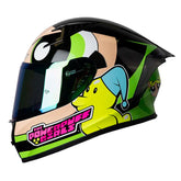 Casco Shaft 526Sp Evo Bellota Verde Claro Visor Iridium Verde