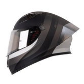 Casco Shaft 526sp Evo Narkan Gris Visor Iridium Silver