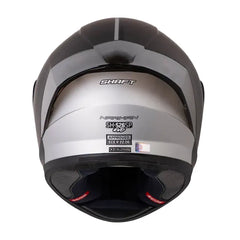 Casco Shaft 526sp Evo Narkan Gris Visor Iridium Silver 3