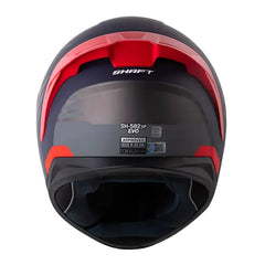 Casco Shaft 582Sp Acenes Gris Oscuro Visor Iridium Rojo 3