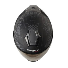 Casco Shaft Pro 240Dv Retrum Negro Gris Visor Iridium Silver 2