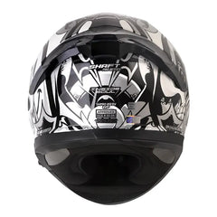 Casco Shaft Pro 612Dv Inside Soul Blanco Visor Iridium Azul 3