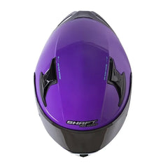 Casco Shaft Pro 612Dv Solid Morado Turquesa Visor Iridium Silver 2
