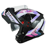 Casco Smk Gullwing Cha Negro Rosado 1