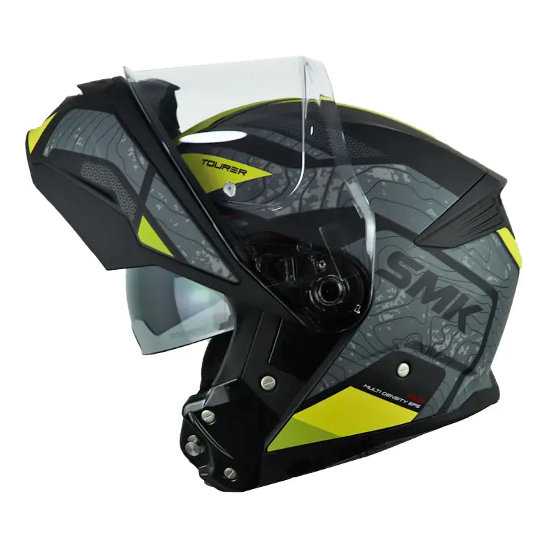 Casco Smk Gullwing Navig Gris Amarillo