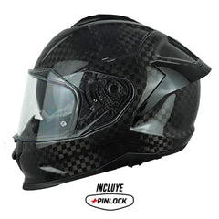 Casco Smk Titan Carbon Negro