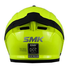 Casco Smk Typhoon Verde Fluorescente 3