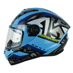 Casco Spartan Draken S Jolly Azul Negro Gris