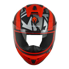 Casco Spartan Draken S Jolly Rojo Negro Gris 22