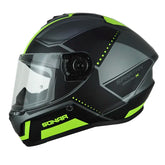 Casco Spartan Draken S Sonar Negro Gris Verde