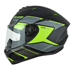 Casco Spartan Draken S Sun Ray Negro Amarillo