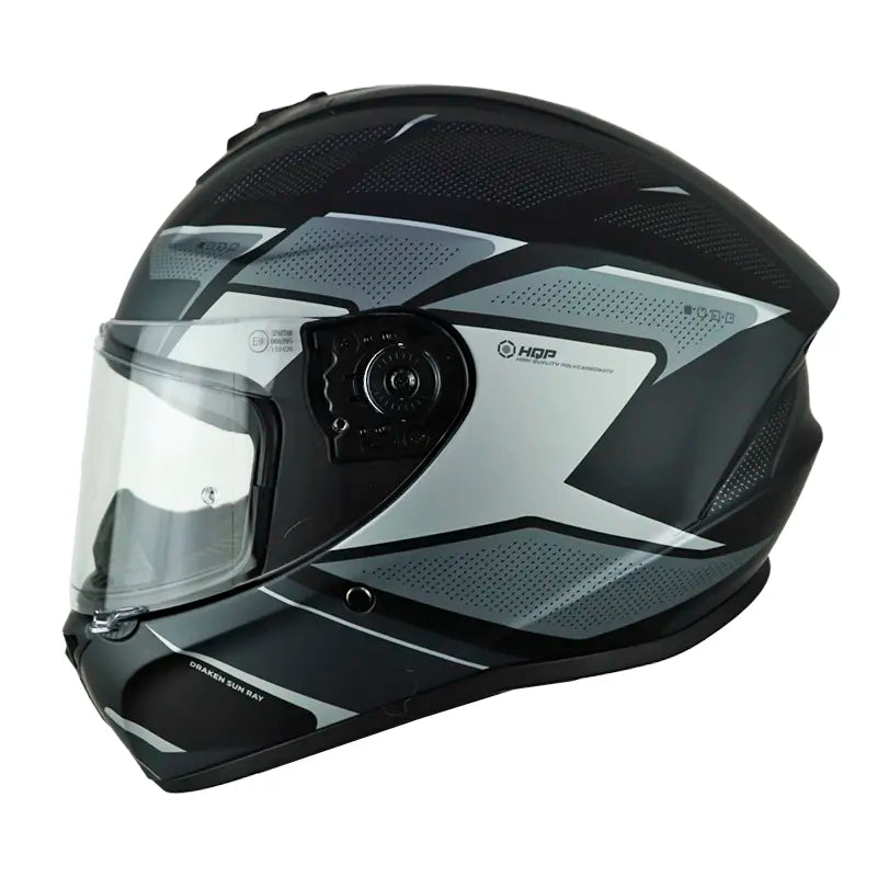 Casco Spartan Draken S Sun Ray Negro Gris