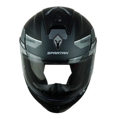 Casco Spartan Draken S Sun Ray Negro Gris 2