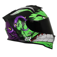 Casco XSports V151 Hulk Morado Verde 2