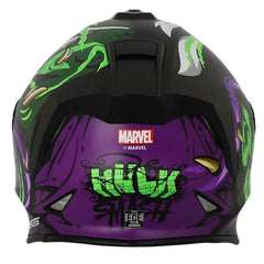 Casco XSports V151 Hulk Morado Verde 4