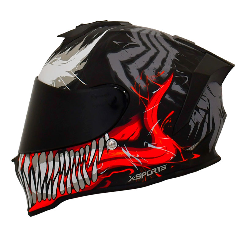 Casco XSports V151 Venom Negro