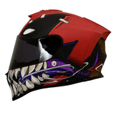 Casco XSports V151 Venompool Negro Rojo