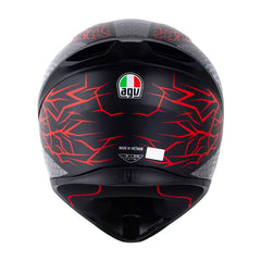 Casco Agv K-1s Multi Speedarmo Negro Gris Rojo