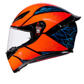Casco Agv K-1s Multi Speedarmo Negro Naranja Azul