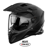 Casco Airoh Dual Bandit Negro Mate