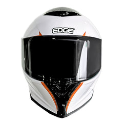 Casco Edge Shanghai Rush Blanco Naranja