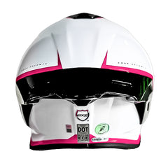 Casco Edge Shanghai Rush Blanco Rosado