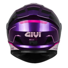 Casco Givi H50x Stunt Purpura Blanco Fucsia Negro