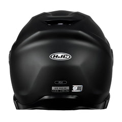 Casco Hjc F31 Solid Semi Flat Black Negro