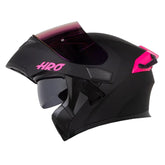 Casco Hro 3400Dv Evo Solid Negro Fucsia Visor Iridium Fucsia