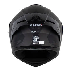 Casco Hro 3480Dv Evo Duality Negro Gris Visor Iridium Azul