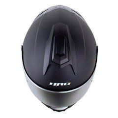 Casco Hro 3480Dv Evo Solid V2 Negro Gris Visor Iridium Silver