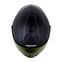 Casco Hro 3480Dv Evo Solid V2 Negro Morado Visor Iridium Morado