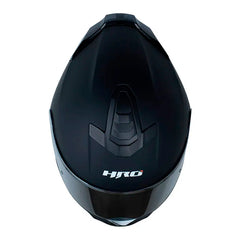 Casco Hro 506Sp Solid V2 Negro Gris Visor Iridium Silver