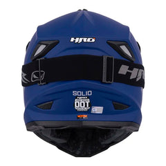 Casco Hro Mx-03 Solid Azul Silver