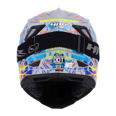 Casco Hro Mx-03 Taiga Gris Amarillo Neon