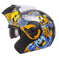 Casco Ich 3110S Kids Candy Brawl Negro Amarillo