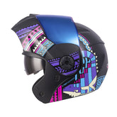 Casco Ich 3110 Vueltiao Negro Fucsia