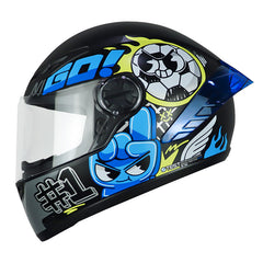 Casco Ich 501sp Kids Sp Champs Negro Azul