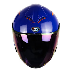 Casco Idx Ix Azul Naranja