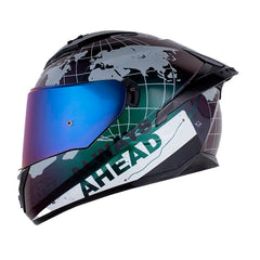 Casco Ls2 Ff806 Beyond Camaleon Negro Visor Iridium Azul
