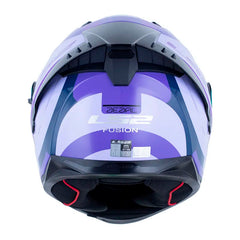 Casco Ls2 Ff806 Fusion Dedal Morado Visor Revo Morado