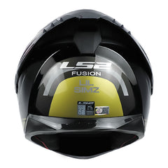 Casco Ls2 Ff806 Lil_Simz Gris Oscuro Gris Visor Iridium Dorado