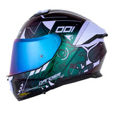 Casco Ls2 Ff808 Stream II Chimerax Camaleon Morado Claro Visor Iridium Azul