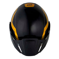 Casco Shaft 212 Holosymbol Negro Holografico Dorado Visor Iridium Dorado