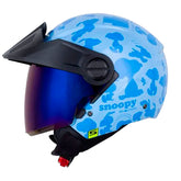 Casco Shaft 212 Snoopy The Dog Azul Visor Iridium Azul