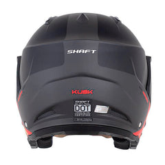 Casco Shaft 227 Trial Kusk Gris Rojo Visor Iridium Azul